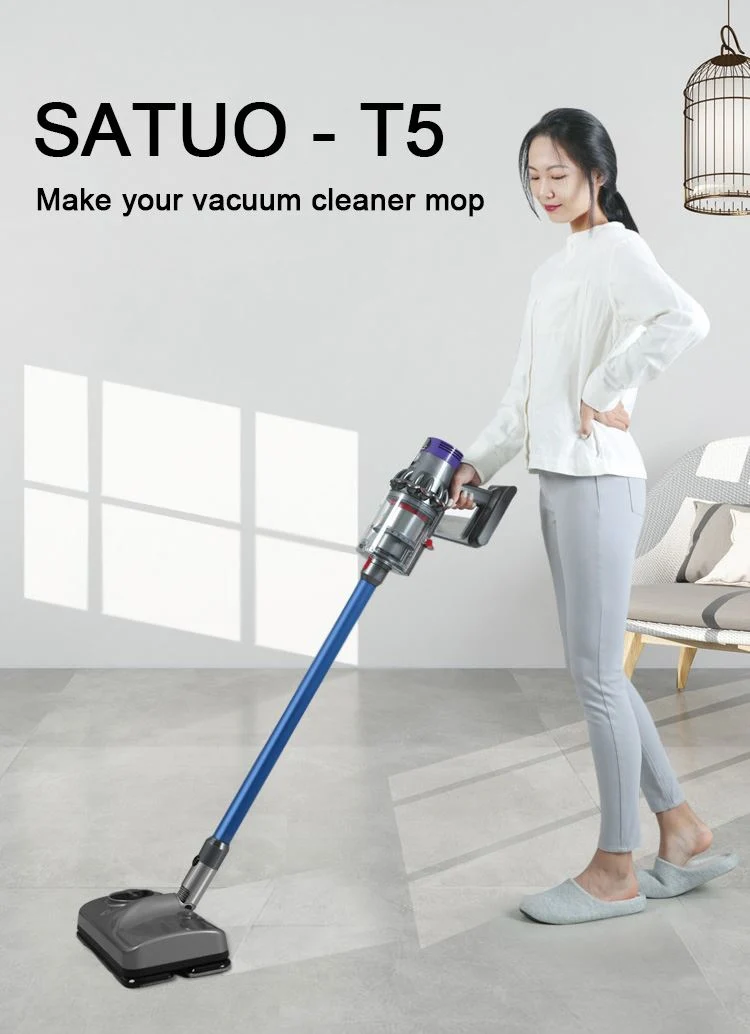 Electric Floor Brush Head Wet and Dry Mopping Head Compatible with Dyson V7/V8/V10/V11 Vacuum Cleaners