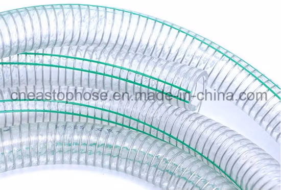 High Intensity Coated Steel Wire Reinforced PVC Vacuum Cleaner Hose
