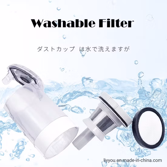 Upright Cordless Vacuum Cleaner Lightweight Design Crevice Tool Brush Accessories for Home and Car Cleaning